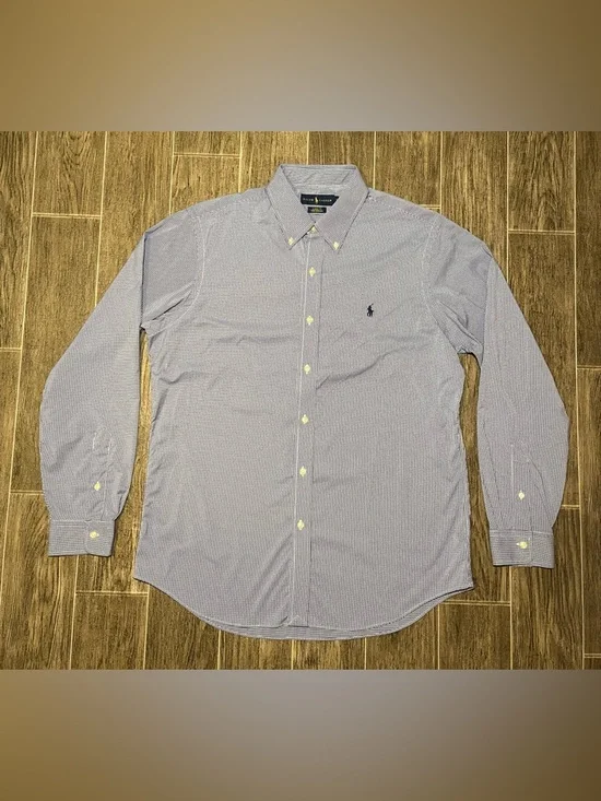 Lot Of 2 Polo Ralph Lauren Classic Fit Performance Button Shirts Mens Large - Picture 2 of 14